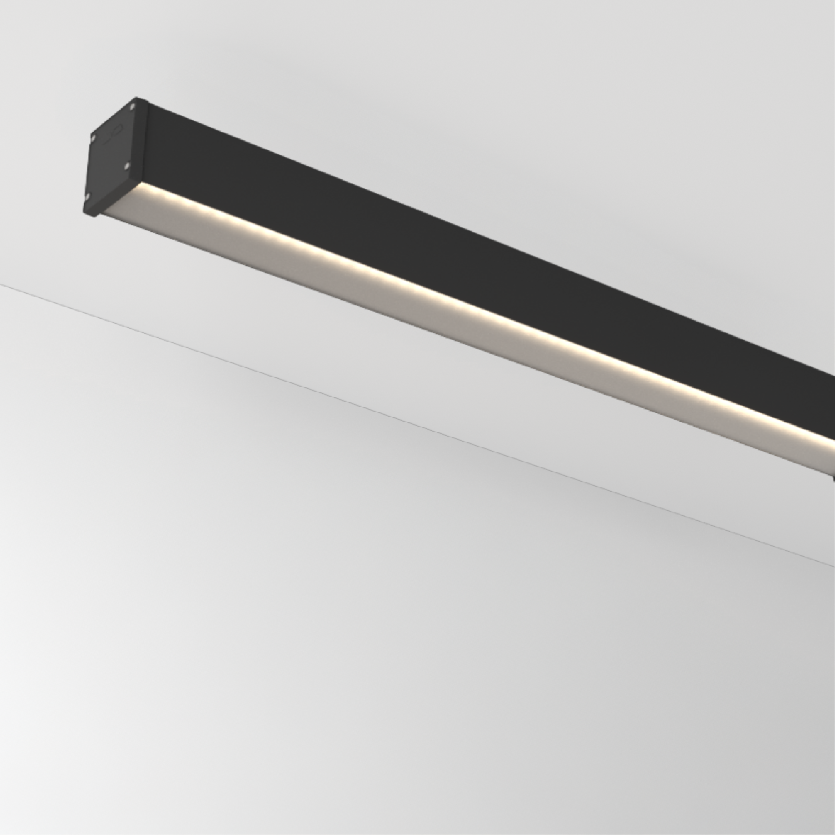 Slider Straight IP54 by Prolicht – 110 5/8″ x 3 1/8″ Surface, Linear Profiles offers LED lighting solutions | Zaneen Architectural